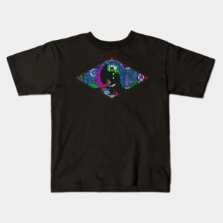 Stained Glass Dark Fairy Curse Kids T-Shirt